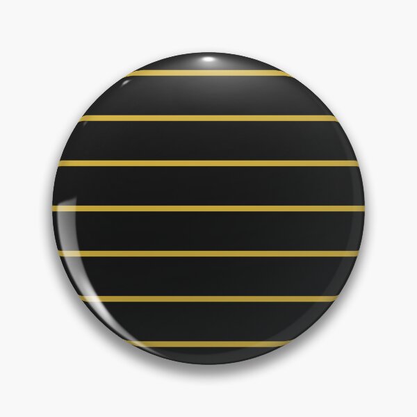 Item preview, Black And Gold Horizontal Pinstripes Pattern designed and sold by pattern-archive.