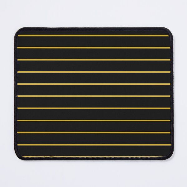 Item preview, Black And Gold Horizontal Pinstripes Pattern designed and sold by pattern-archive.