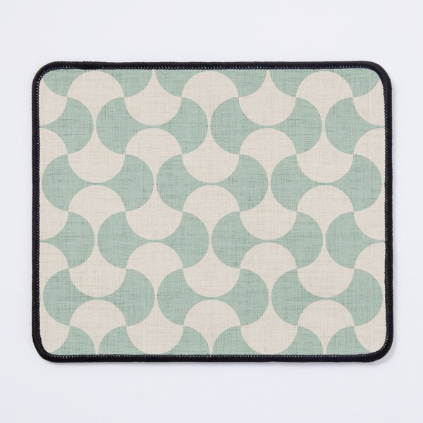 Item preview, Vintage Abstract Mid-Century Geometric Bauhaus Pattern. Art deco pattern. Pastel blue designed and sold by SIR13.