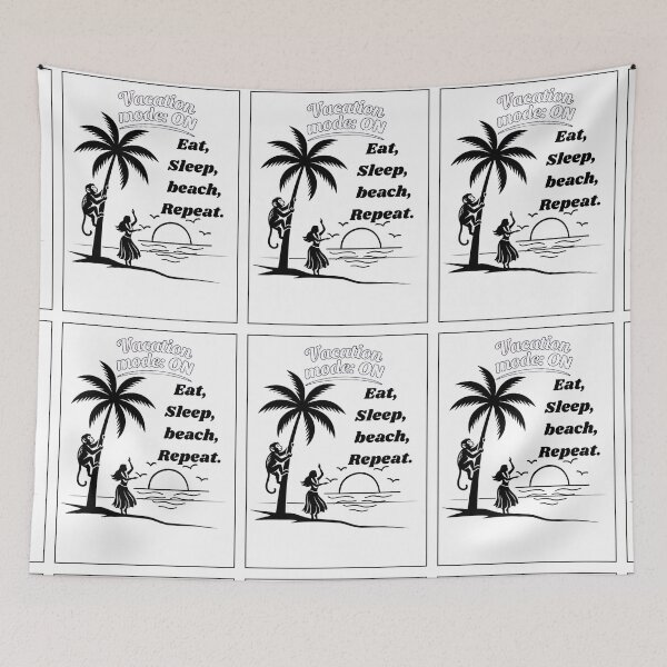 Item preview, Vacation Mode On T-Shirt – Minimalist Beach Summer Holiday Relax Graphic Design designed and sold by WinDaRo.
