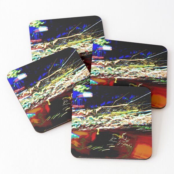 Item preview, Neo-Futurisme, ICM Colorful Movement photo in Rotterdam  cityscape  designed and sold by Jonnekesart.
