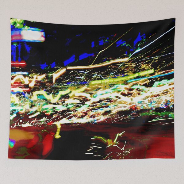 Item preview, Neo-Futurisme, ICM Colorful Movement photo in Rotterdam  cityscape  designed and sold by Jonnekesart.