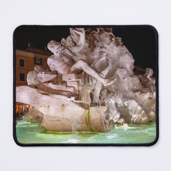 Item preview, Fountain of the Four Rivers at Night, Rome designed and sold by Kasia Design.