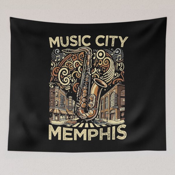 Item preview, Music City Memphis Souvenir Men Women Tennessee Memphis designed and sold by DSWShirts.