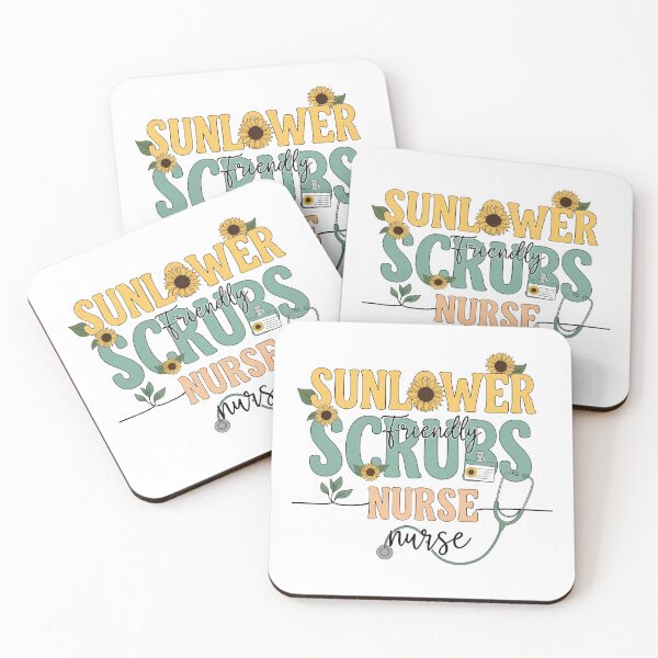 Item preview, Sunflower Scrubs Nurse designed and sold by pumsquare.