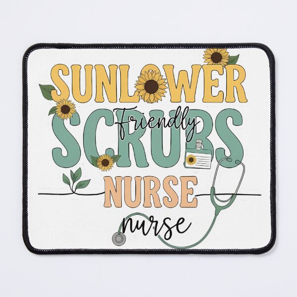 Item preview, Sunflower Scrubs Nurse designed and sold by pumsquare.