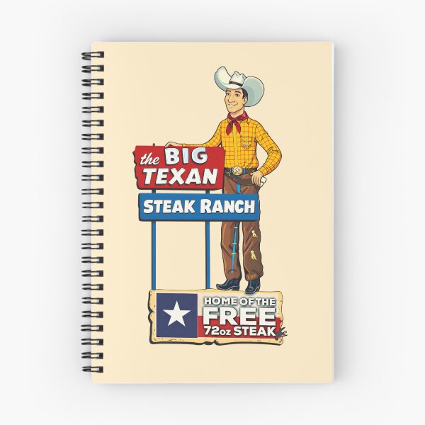 Item preview, Big Texan Steak Ranch Inspired Cowboy Sign – Texas Road Trip Vintage Americana Design designed and sold by SimplyJasper.