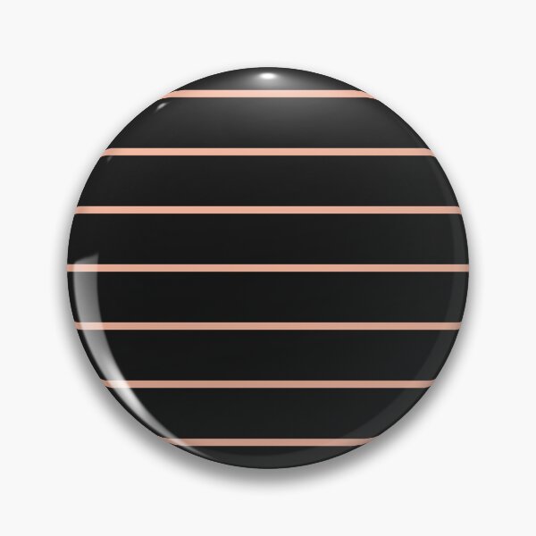 Item preview, Black And Peach Horizontal Pinstripes Pattern designed and sold by pattern-archive.