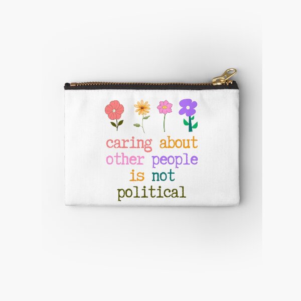 Item preview, Caring About Other People Is Not Political Compassion Quote designed and sold by SkeletonsDanger.
