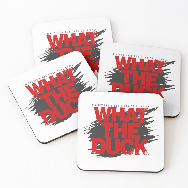 Item preview, What the Duck  | Funny Clean Reaction designed and sold by PixelGrafiks.