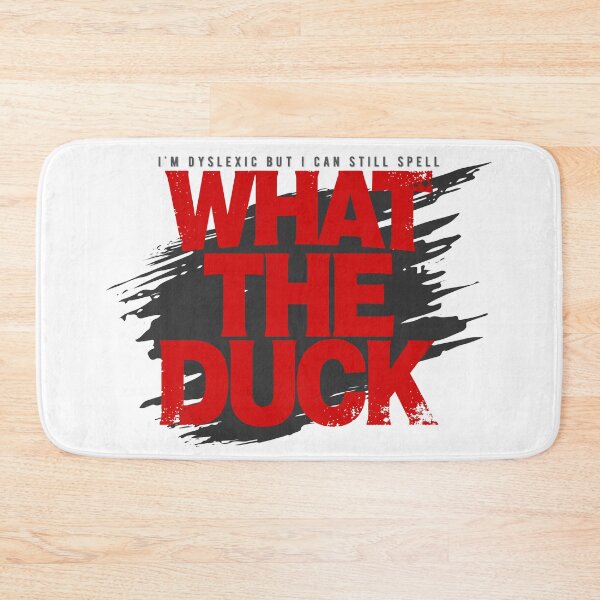 Item preview, What the Duck  | Funny Clean Reaction designed and sold by PixelGrafiks.