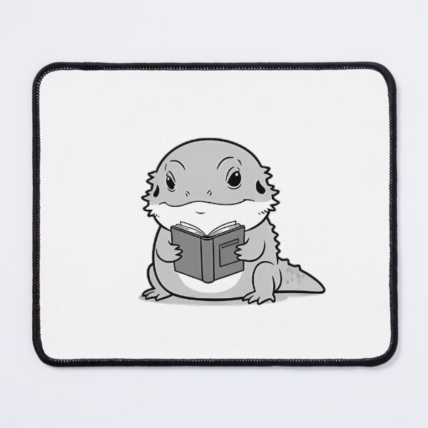 Item preview, Cozy Beardie Reader designed and sold by pumsquare.