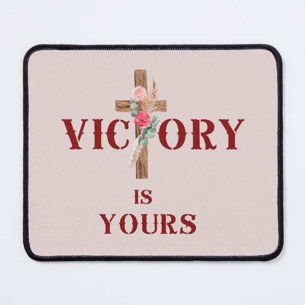 Item preview, Victory is Yours Motivational Success Quote designed and sold by Living Hope Studio .