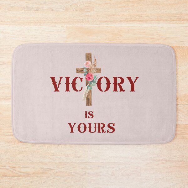 Item preview, Victory is Yours Motivational Success Quote designed and sold by Living Hope Studio .