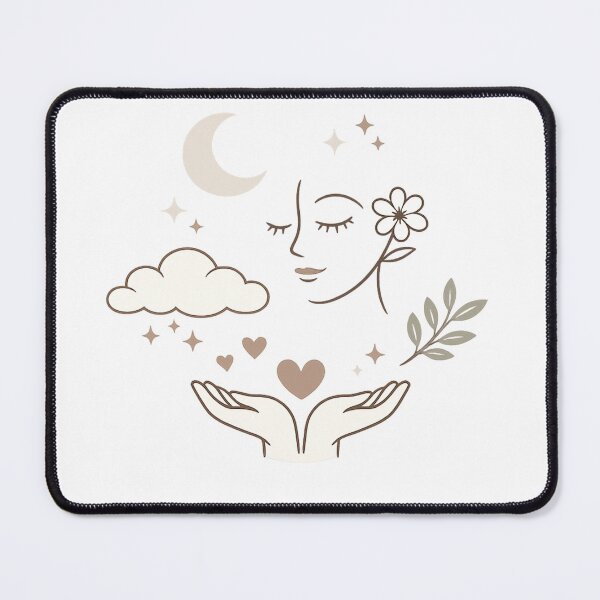 Item preview, Minimalist Self Care Healing Aesthetic Design designed and sold by Hoffmann-Shop.