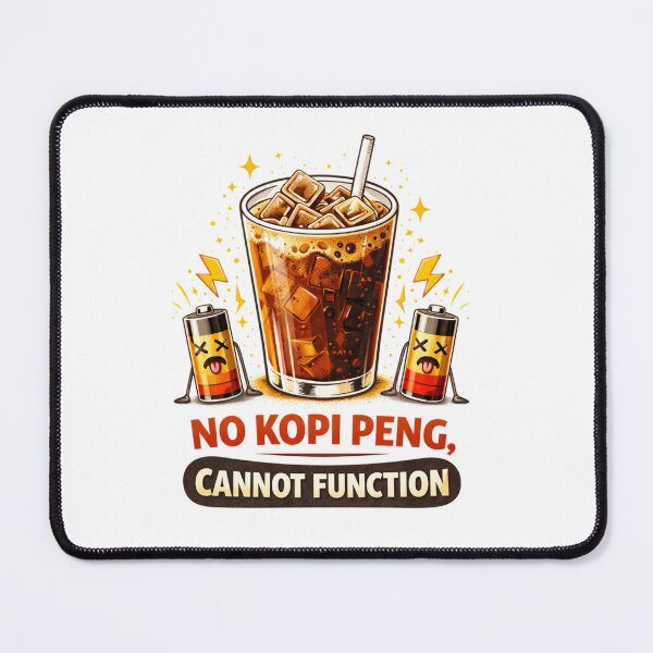 Item preview, No Kopi Peng, Cannot Function - Singapore and Malaysia Coffee Art designed and sold by Myōhō Print Co..