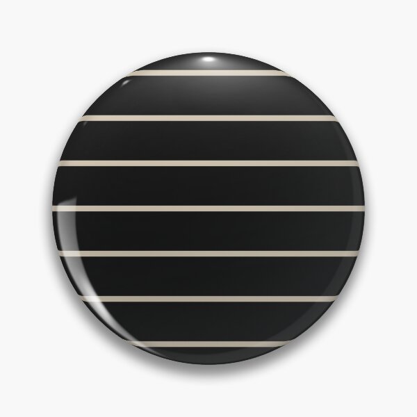 Item preview, Black And Sand Horizontal Pinstripes Pattern designed and sold by pattern-archive.