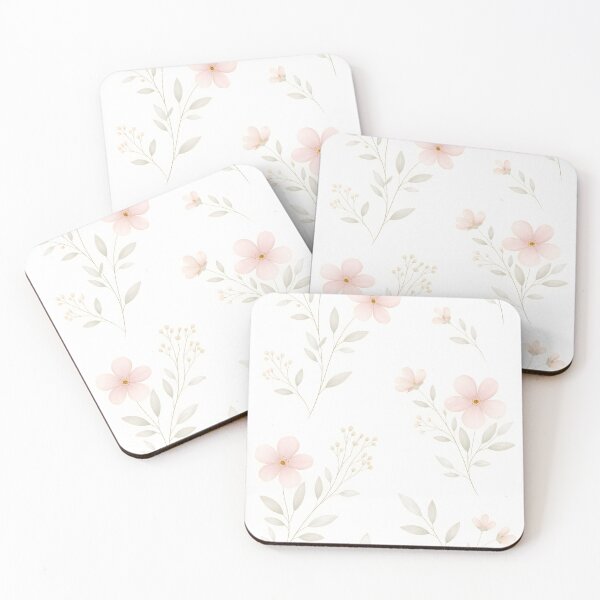 Item preview, Soft Blush Floral Pattern designed and sold by blankTeeShirt.
