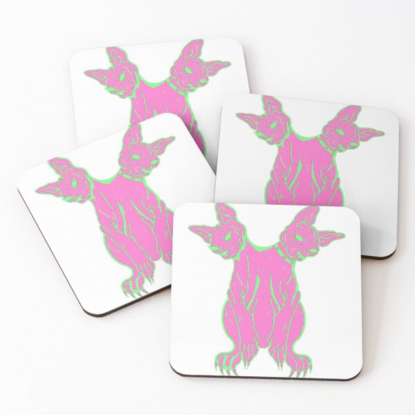 Item preview, Siamese cats - pink designed and sold by SpookyPieGuy.