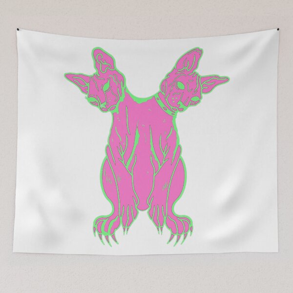Item preview, Siamese cats - pink designed and sold by SpookyPieGuy.