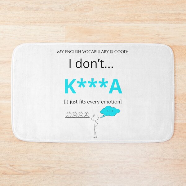 Item preview, White The most Universal Polish word - Funny Bilingual K***A  designed and sold by VibePolinglish.