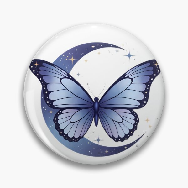 Item preview, Moonlit Butterfly Charm designed and sold by pumsquare.