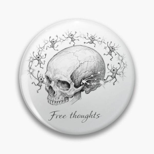 Item preview, Skull with a spark designed and sold by Atelierby-Anita.