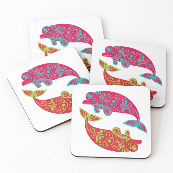 Item preview, Mandala dolphins, Mandala dolphin design designed and sold by geekmania48.