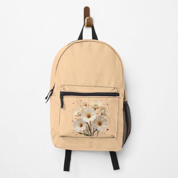 Item preview, Petals in Shadow - Modern Abstract White Flower Bouquet designed and sold by PriyaMagic.