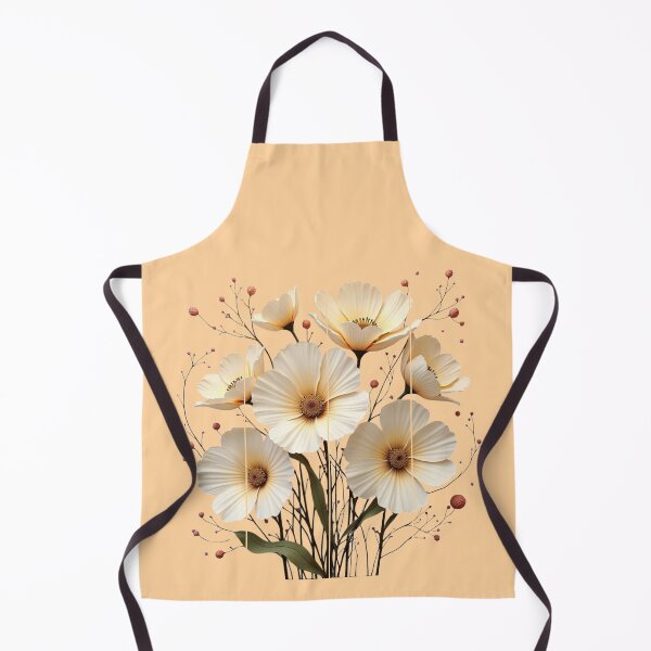 Item preview, Petals in Shadow - Modern Abstract White Flower Bouquet designed and sold by PriyaMagic.