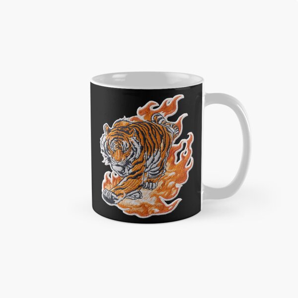 Item preview, Roaring Tiger Patch Embroidery Fabric Stitched Patch designed and sold by HappyPatchClub.