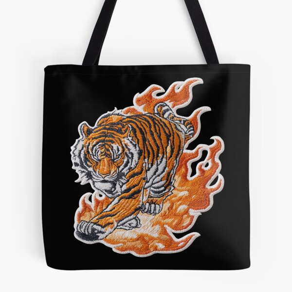 Item preview, Roaring Tiger Patch Embroidery Fabric Stitched Patch designed and sold by HappyPatchClub.