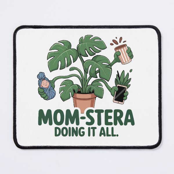 Item preview, Real Moms Have Holes In Their Leaves – Cool Nanny & Mom Monstera Art designed and sold by Heidelberg89.