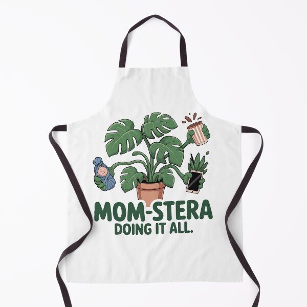 Item preview, Real Moms Have Holes In Their Leaves – Cool Nanny & Mom Monstera Art designed and sold by Heidelberg89.