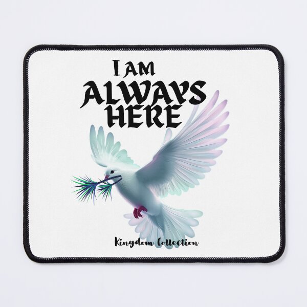 Item preview, I am always Here Watercolor Dove| Christian Faith Art| God`s presence Design designed and sold by kingdom collection.