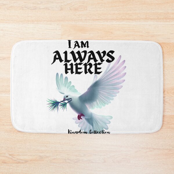 Item preview, I am always Here Watercolor Dove| Christian Faith Art| God`s presence Design designed and sold by kingdom collection.