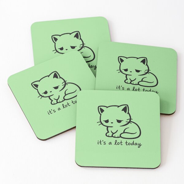 Item preview, It’s A Lot Today Cat designed and sold by AdicretorDesign.