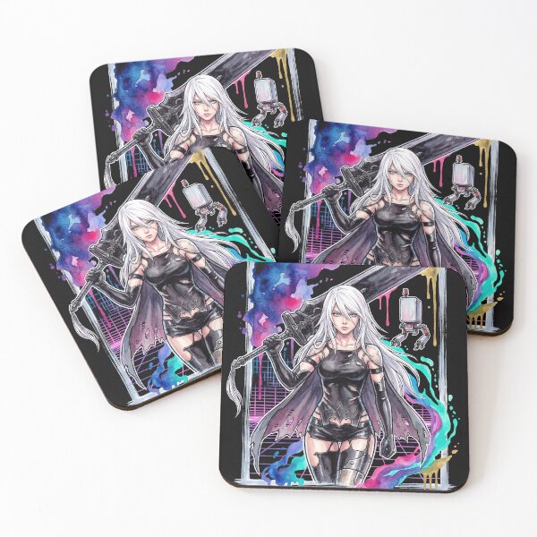 Item preview, NieR Automata A2 Rogue Android Berserk Mode Art designed and sold by Senpaiwaves.