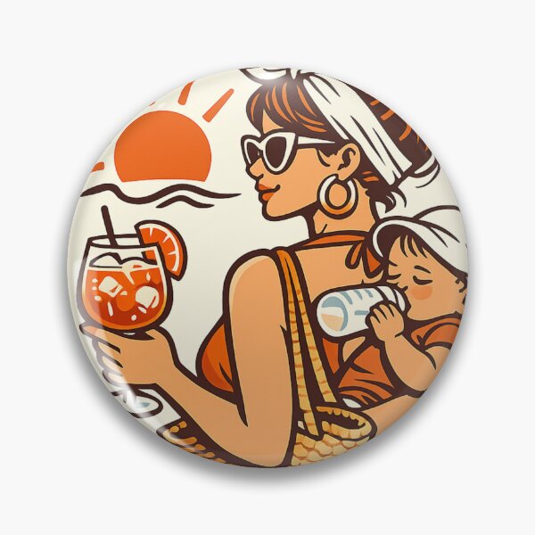 Item preview, Spritz & Baby Vibes – Mom Life Beach Edition designed and sold by Antonrec86.
