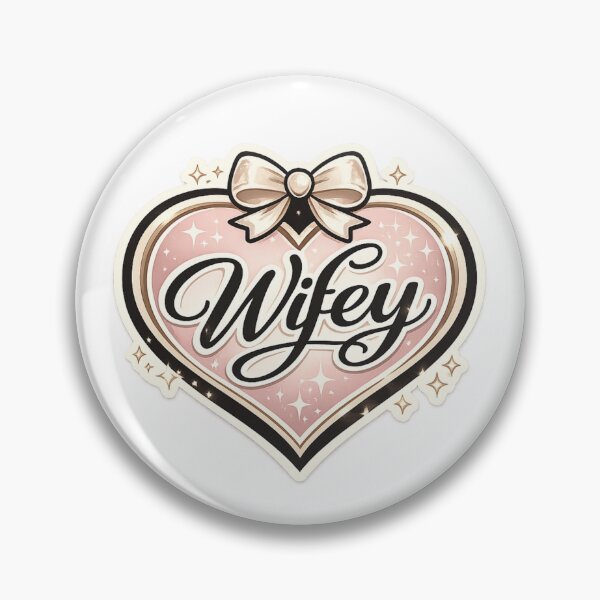 Item preview, Wifey Coquette Heart Bow Newlywed Wife Design designed and sold by CLOUTKULT.