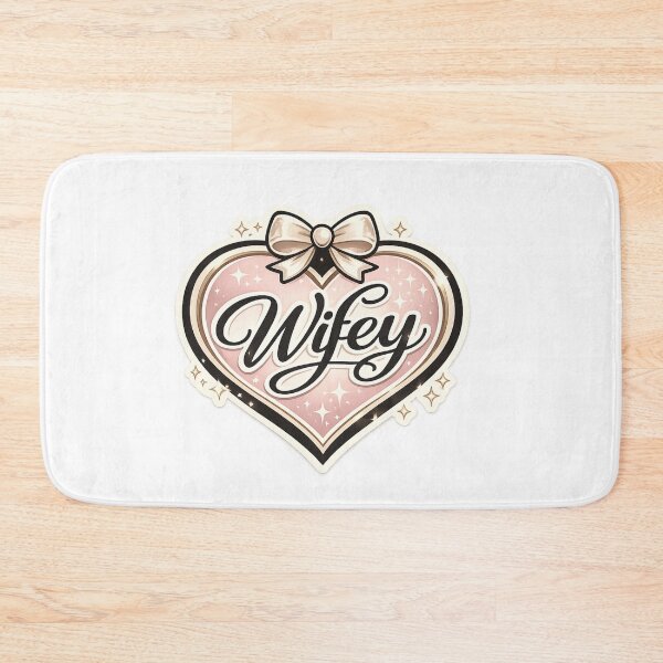 Item preview, Wifey Coquette Heart Bow Newlywed Wife Design designed and sold by CLOUTKULT.
