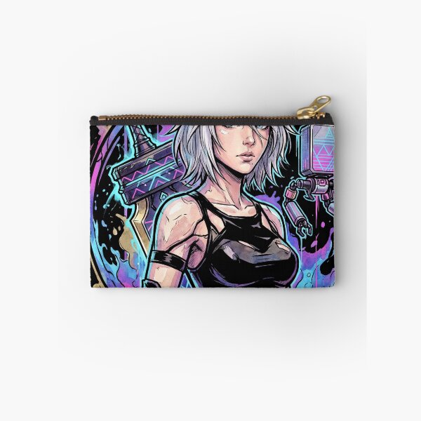 Item preview, NieR Automata A2 Wild Long Hair Velvet Midriff Cloth Art designed and sold by Senpaiwaves.