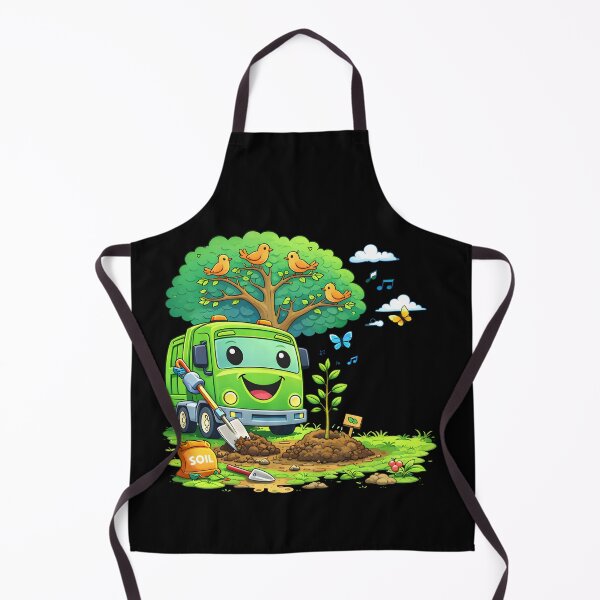 Item preview, Dumpy Garbage Truck Tree Planting Kids Nature Design designed and sold by Str8like dattshirts.