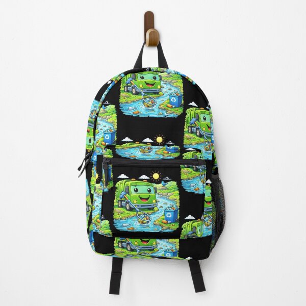 Item preview, Dumpy Garbage Truck River Cleanup Kids Recycling Design designed and sold by Str8like dattshirts.
