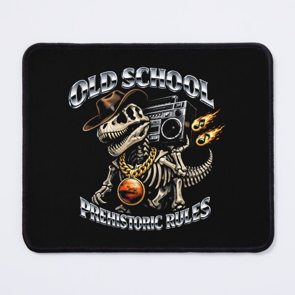 Item preview, Old School Prehistoric Rules Hip Hop T-Rex Skeleton designed and sold by SplashTastic.