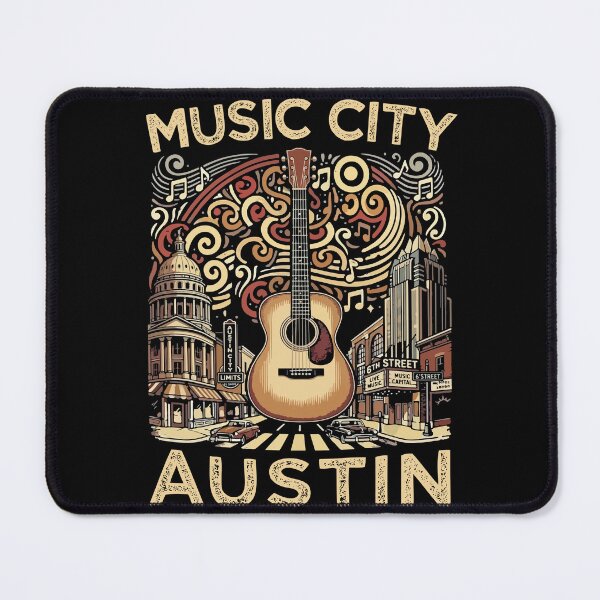 Item preview, Music City Austin Souvenir Texas Live Music Austin designed and sold by DSWShirts.
