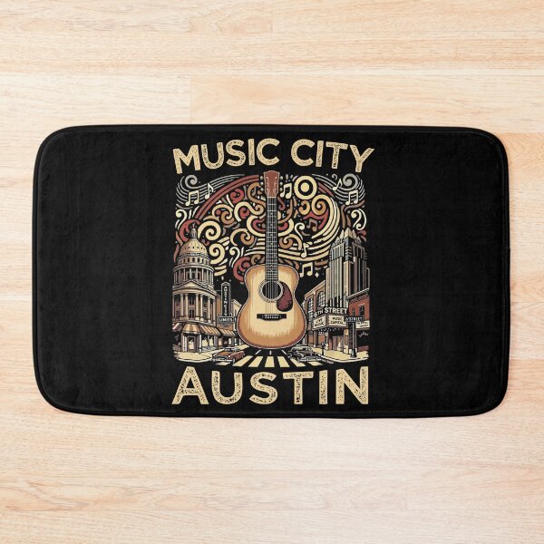Item preview, Music City Austin Souvenir Texas Live Music Austin designed and sold by DSWShirts.