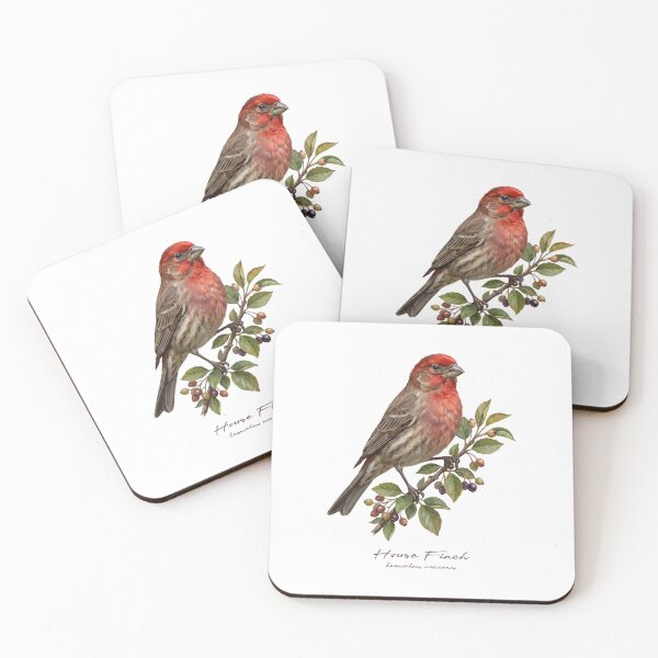 Item preview, House Finch on Fruity Branch designed and sold by Takeda-art.