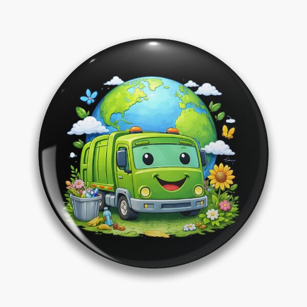 Item preview, Dumpy Garbage Truck Earth Day Kids Planet Care Design designed and sold by Str8like dattshirts.