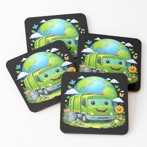 Item preview, Dumpy Garbage Truck Earth Day Kids Planet Care Design designed and sold by Str8like dattshirts.